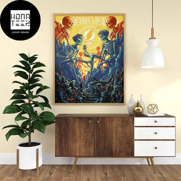 Grateful Dead World Of The Dead Full Of Lore And Color Fan Gifts Home Decor Poster Canvas