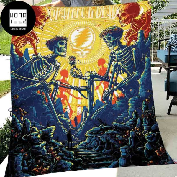 Grateful Dead World Of The Dead Full Of Lore And Color Fleece Blanket