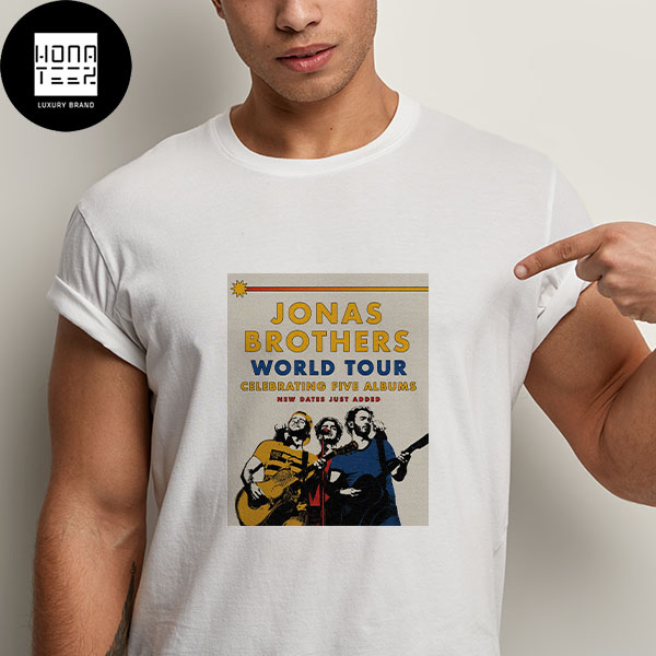 Jonas Brothers World Tour Celebrating Five Albums Timeline 2024 Fan Gifts Classic T-Shirt