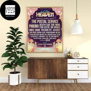 Just Like Heaven Fest Lineup Saturday May 18 2024 Fan Gifts Home Decor Poster Canvas