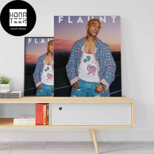 Kid Cudi Insano Flaunt Magazine Cover 2024 Fan Gifts Home Decor Poster Canvas