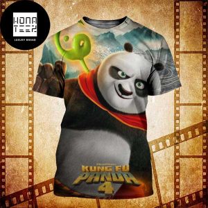 Kung Fu Panda 4 New Poster Ping Xiao Po In Theaters On March 8 2024 Fan Gifts All Over Print Shirt