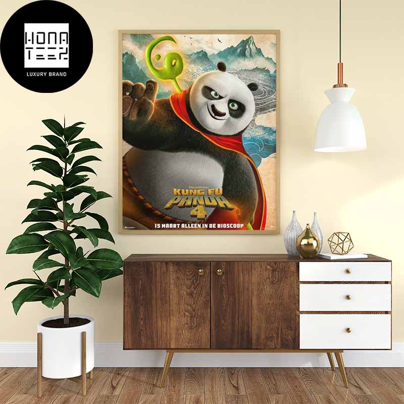 Kung Fu Panda 4 New Poster Ping Xiao Po In Theaters On March 8 2024 Fan Gifts Home Decor Poster Canvas