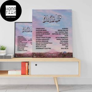 LaLaLa Festival 23-25 August 2024 Jakarta International Expo Indonesia With Conan Gray, Madison Beer And More Fan Gifts Home Decor Poster Canvas