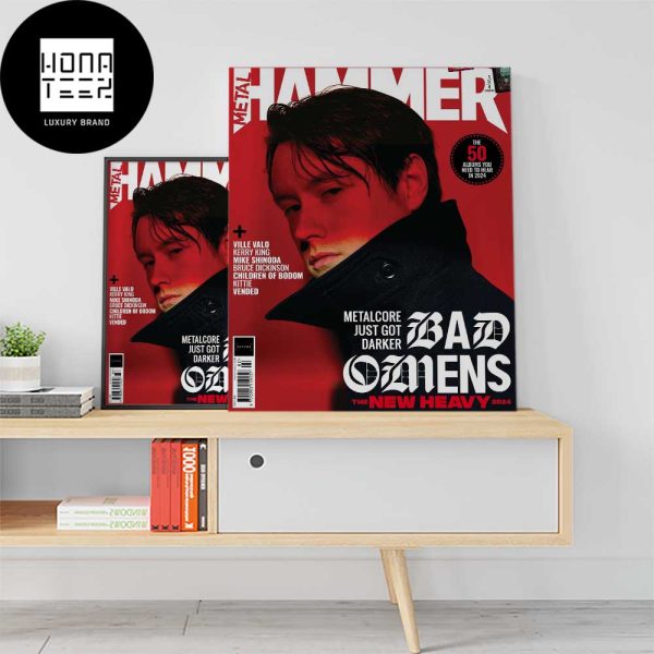 Metal Hammer Bad Omens 2024 Fan Gifts Home Decor Poster Canvas