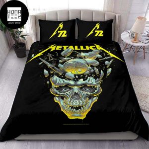 Metallica 72 Seasons Clock And Skull Fan Gifts King Bedding Set