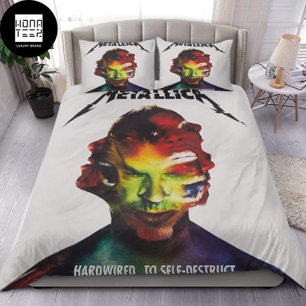 Metallica Hardwired Fan Gifts Queen Bedding Set