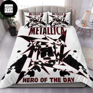 Metallica Hero Of The Day Fan Gifts Queen Bedding Set