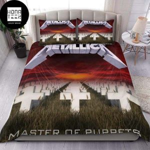 Metallica Master Of Puppets Fan Gifts Luxury King Bedding Set