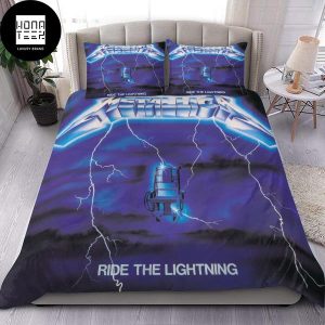 Metallica Ride The Lightning Fan Gifts Queen Bedding Set