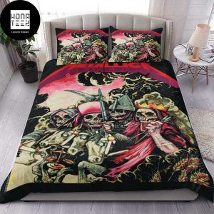 Metallica The Four Horsemen And Four Skulls Fan Gifts King Bedding Set