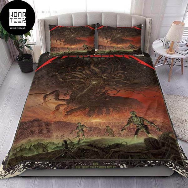 Metallica The Thing That Should Not Be Fan Gifts Queen Bedding Set