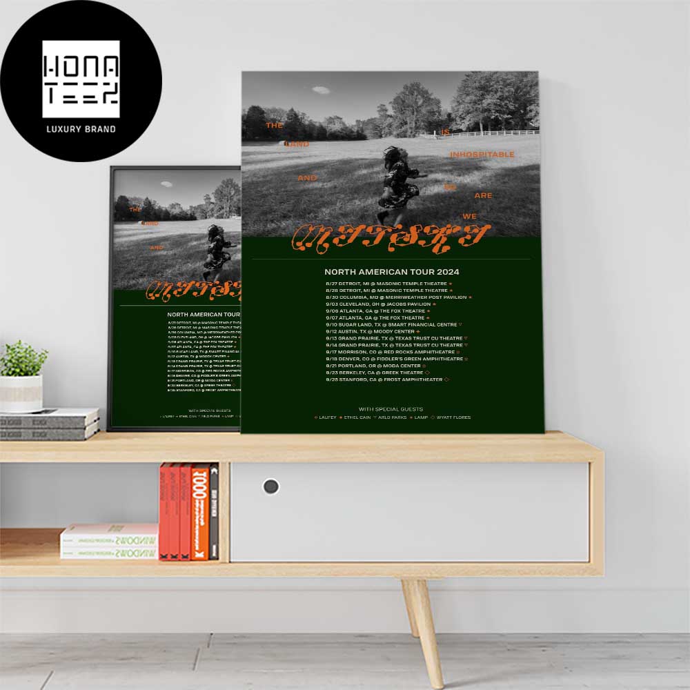 Mitski The Land North America Tour 2024 Fan Gifts Home Decor Poster Canvas