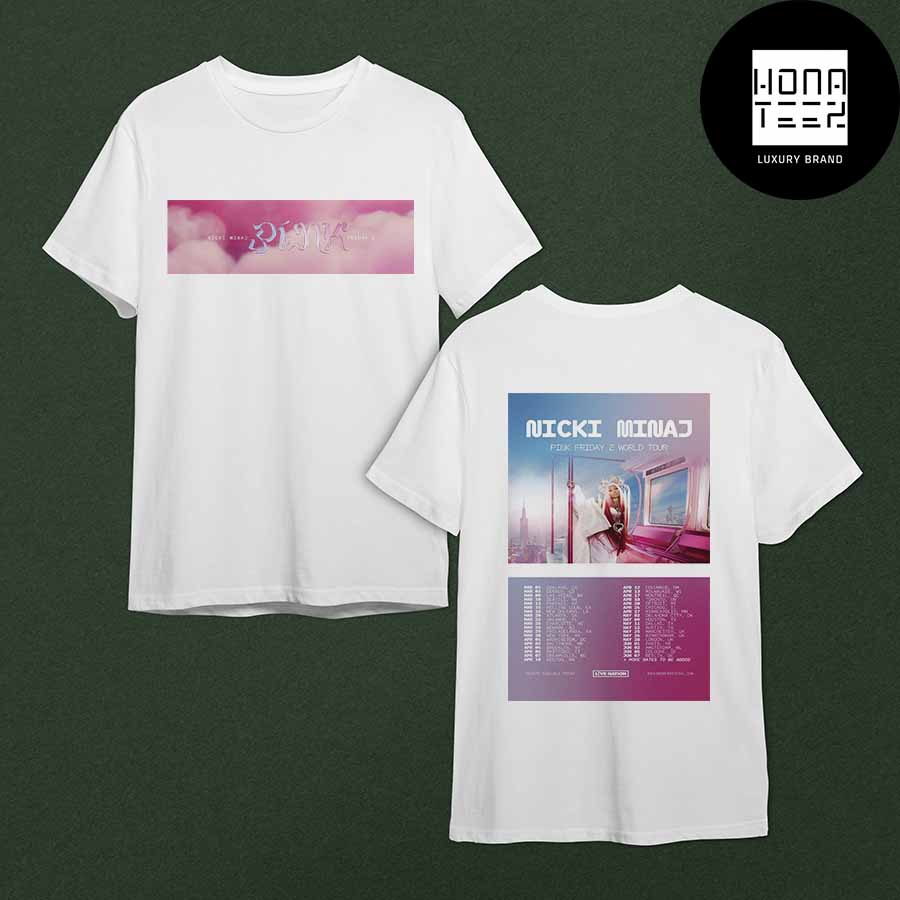 Nicki Minaj Pink Friday 2 World Tour Dates Ver 2 Two Sides Fan Gifts Classic T-Shirt