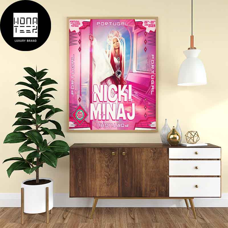 Nicki Minaj To be Headlining Afro Nation Portugal 2024 Fan Gifts Home Decor Poster Canvas