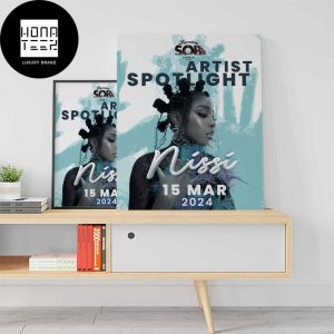 Nissi at SOBs Legendary NYC Artist Spotlight 15 March 2024 Fan Gifts Home Decor Poster Canvas