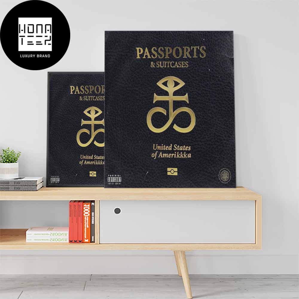 Passports And Suitcases Joey Bada$$ x Kaycyy United States Of Amerikkka January 19th 2024 Fan Gifts Home Decor Poster Canvas