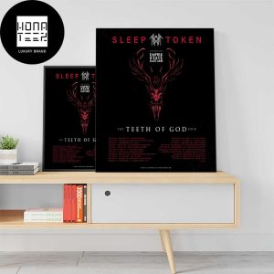 Sleep Token The Teeth Of God Tour 2024 North America Fan Gifts Home Decor Poster Canvas