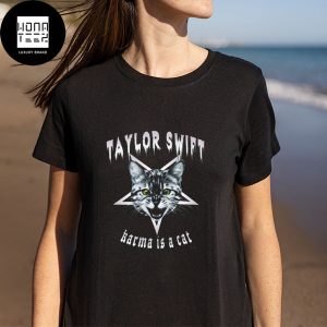 Taylor Swift Karma Is A Cat Heavy Metal Fan Gifts Classic T-Shirt