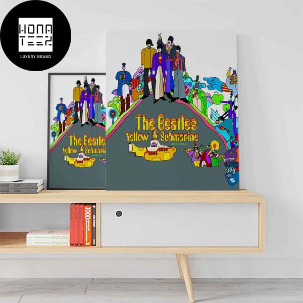 The Beatles Yellow Submarine Fan Gifts Home Decor Poster Canvas