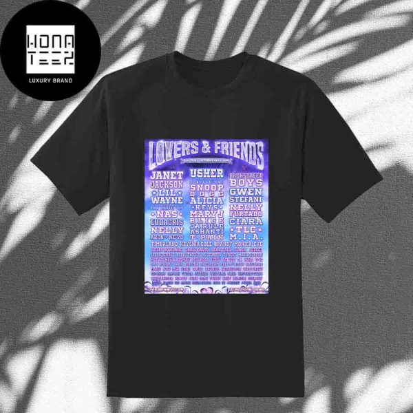 The Lineup For The Lovers And Friends Festival 2024 Las Vegas Fan Gifts Classic T-Shirt