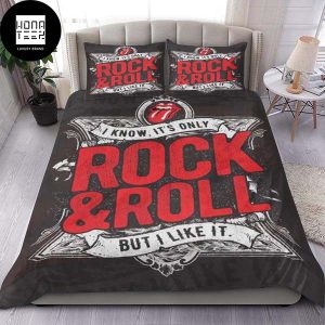 The Rolling Stones I Know It Is Only Rock And Roll But I Like It Fan Gifts Queen Bedding Set