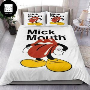 The Rolling Stones Mick Mouth Fan Gifts Twin Bedding Set