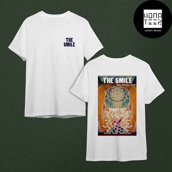 The Smile Summer Tour 2024 With Special Guest James Holden Fan Gifts Two Sides Classic T-Shirt
