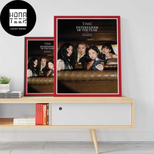 Time Mag Entertainer Of The Year BlackPink 2023 Fan Gifts Home Decor Poster Canvas