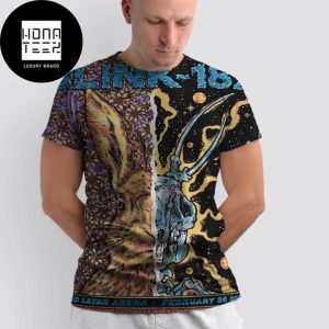 Blink-182 Feb 26 2024 Rod Laver Arena Melbourne Australia Fan Gifts All Over Print Shirt