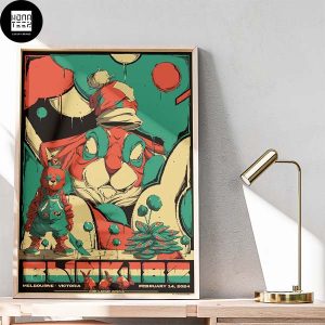 Blink-182 Show In Melbourne Australia Feb 14 2024 Fan Gifts Home Decor Poster Canvas