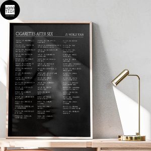 Cigarettes After Sex X’s World Tour 2024-2025 Fan Gifts Home Decor Poster Canvas