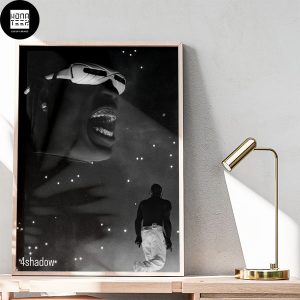 Drake 4shadow Black and White Fan Gifts Home Decor Poster Canvas