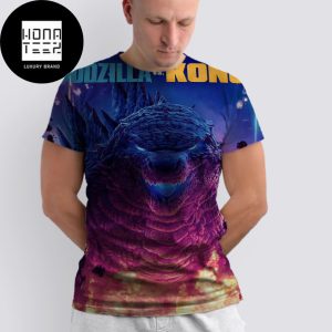 Godzilla vs Kong One Will Fall Godzilla Main Galaxy Color Fan Gifts All Over Print Shirt