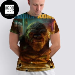 Godzilla vs Kong One Will Fall Kong Main Fan Gifts All Over Print Shirt
