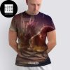 Godzilla vs Kong One Will Fall Kong Main Galaxy Color Fan Gifts All Over Print Shirt