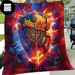 Judas Priest Invincible Shield New Album Fan Gifts Queen Bedding Set Fleece Blanket