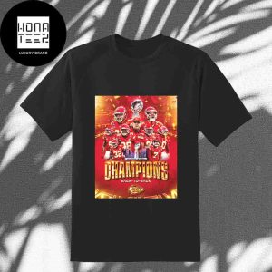 Kansas City Chiefs Back To Back Super Bowl Champions 2024 Fan Gifts Classic T-Shirt