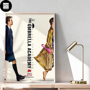 Klaus Hargreeves With Little Pink Umbrella The Final Season Of The Umbrella Academy Fan Gifts Home Decor Poster Canvas