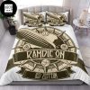 Led Zeppelin Mothership Red And Black Color Queen Bedding Set