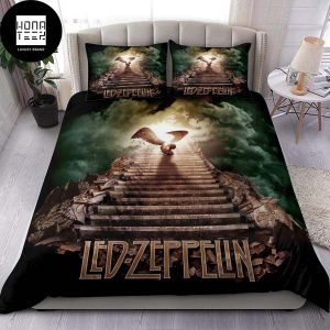 Led Zeppelin Stairway To Heaven King Bedding Set
