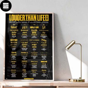 Louder Than Life 2024 Biggest Rock Festival In North America Kentucky Exposition Center Louisville Kentucky 26-29 September 2024 Fan Gifts Home Decor Poster Canvas