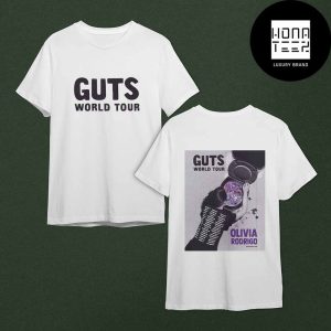 Olivia Rodrigo Guts World Tour Begin On February 23 2024 Fan Gifts Two Sides Classic T-Shirt