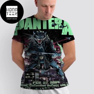 Pantera Show Feb 27 2024 Centre Videotron Quebec City Canada Fan Gifts All Over Print Shirt