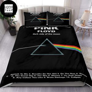Pink Floyd Dark Side Of The Moon Black Classic Queen Bedding Set