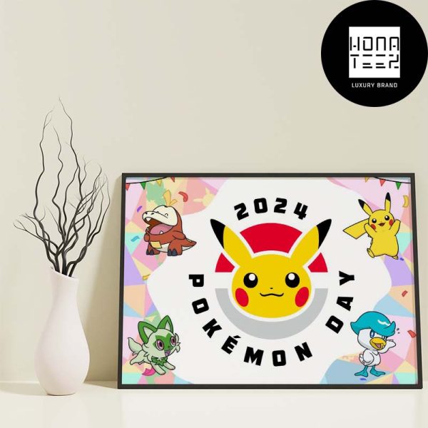 Pokemon Day Feb 27 2024 Fan Gift Home Decor Poster Canvas