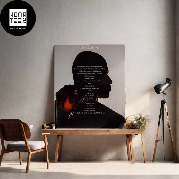 Usher Raymond IV Official Tracklist For New Album Coming Home Fan Gifts Home Decor Poster Canvas