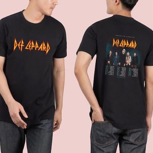 Def Leppard Rock And Roll Hall Of Fame Icons Tour Date Fan Gifts Two Sides Classic T-Shirt