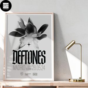 Deftones Show Madrid 28 May 2024 Fan Gifts Home Decor Poster Canvas