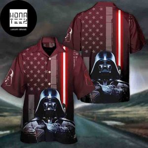 Disney Star Darth Vader American Flag 2024 Trending Hawaiian Shirt